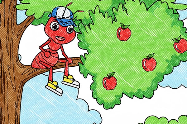 Andy Ant Goes On An Adventure Digital Coloring Pages cover