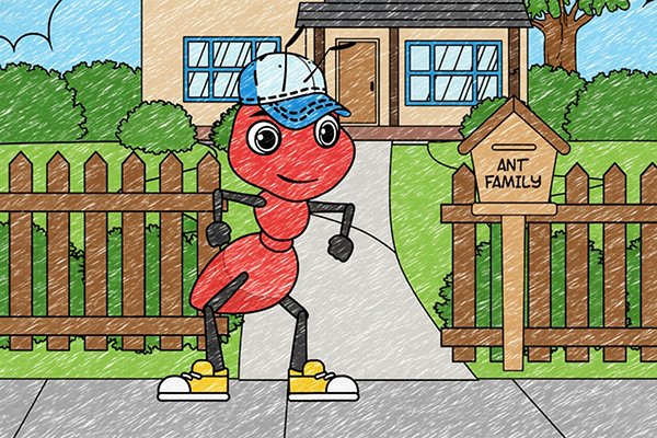 Andy Ant Goes On An Adventure Toddler Coloring Pages cover