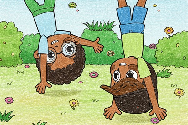 Chris and Chuck Are Competing Cousins Toddler Coloring Pages cover