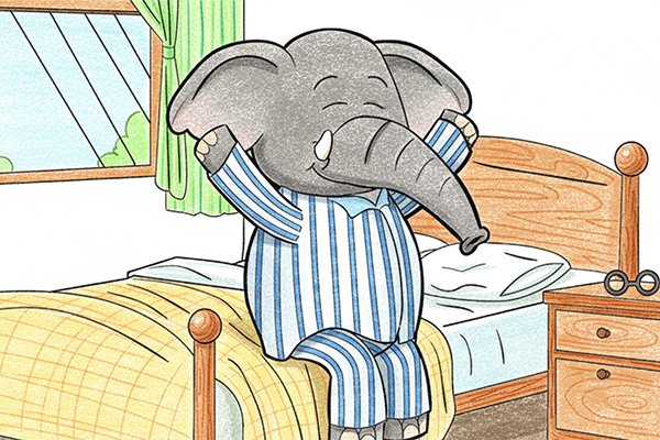 Eddie The Elephant Does Excellent Things Digital Coloring Pages cover