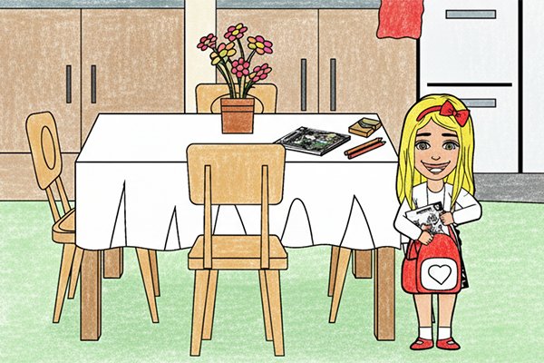 Kala's First Day Of Kindergarten Toddler Coloring Pages cover