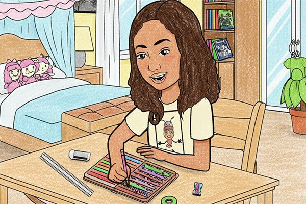 Samantha Is A Shining Star Toddler Coloring Pages cover