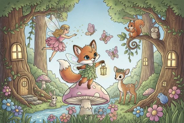 Woodland Fairies and Their Forest Friends cover
